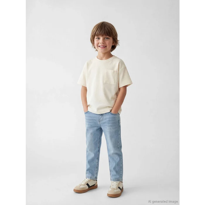 LCW Kids İndigo Regular Fit Erkek Çocuk Jean Pantolon