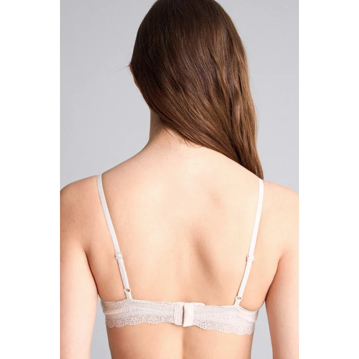 Defacto G7762AXBN503 Kahve Dantel Detaylı Çıkarılabilir Pedli Balensiz Bralet