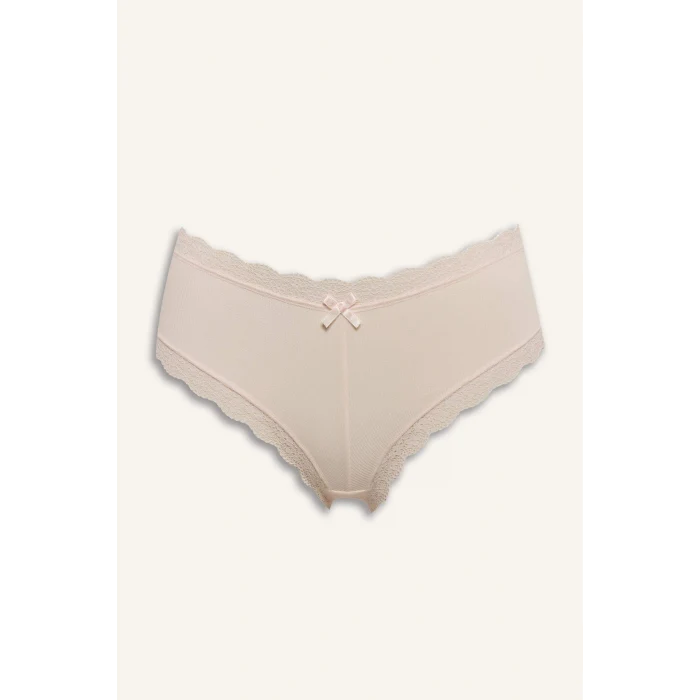 Defacto F0236AXPN36 Pembe Dantel Detaylı Micro 2li Hipster Külot