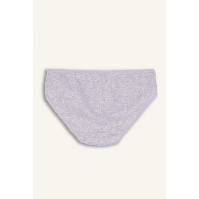 Defacto H0164A8WT34 Beyaz Ribana 3lü Slip Külot Kız Çocuk