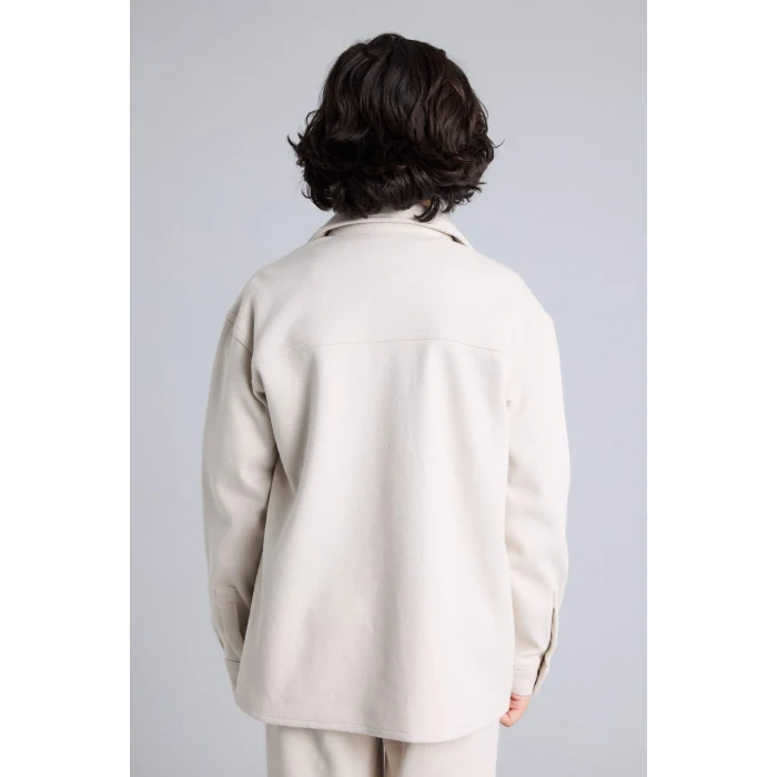 Defacto G4690A8BG74 Bej Oversıze Gömlek Erkek Çocuk