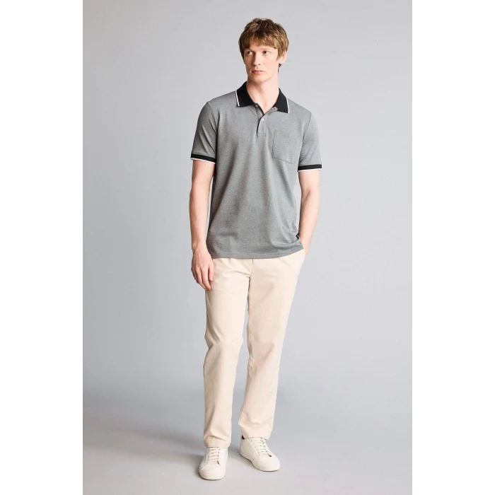 Defacto G2609AXAR221 Antrasit Kısa Kollu Polo Tişört