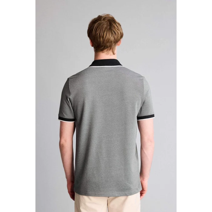 Defacto G2609AXAR221 Antrasit Kısa Kollu Polo Tişört