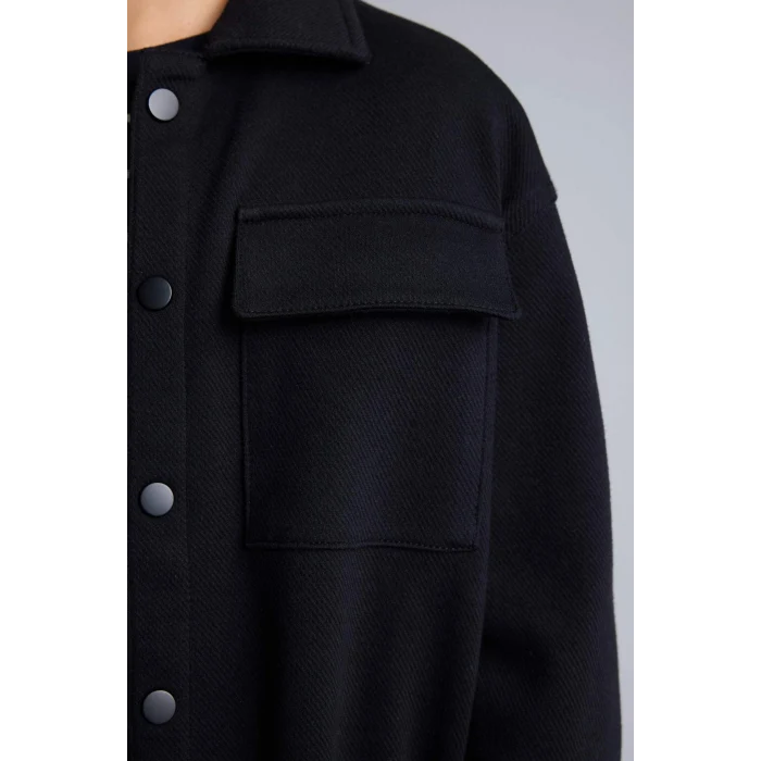 Defacto G4690A8BK81 Siyah Oversıze Gömlek Erkek Çocuk