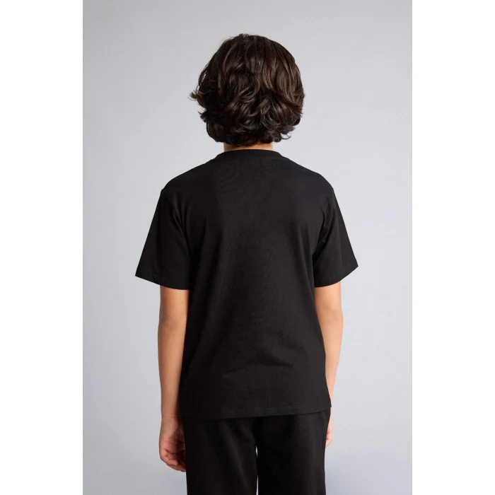 Defacto G7619A8BK81 Siyah NBA Houston Rockets Tişört Erkek Çocuk