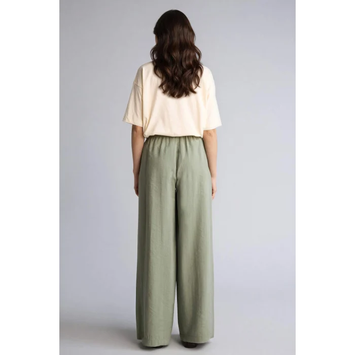 Defacto H0330AXKH440 Haki Relax Fıt Modal Pantolon