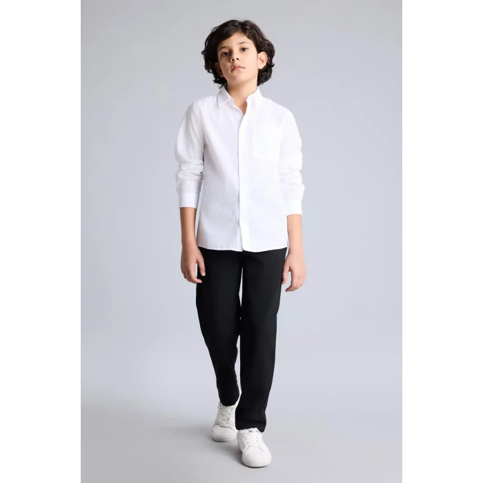 Defacto G3836A8BK27 Siyah Her Yöne Esneyen Pantolon Erkek Çocuk