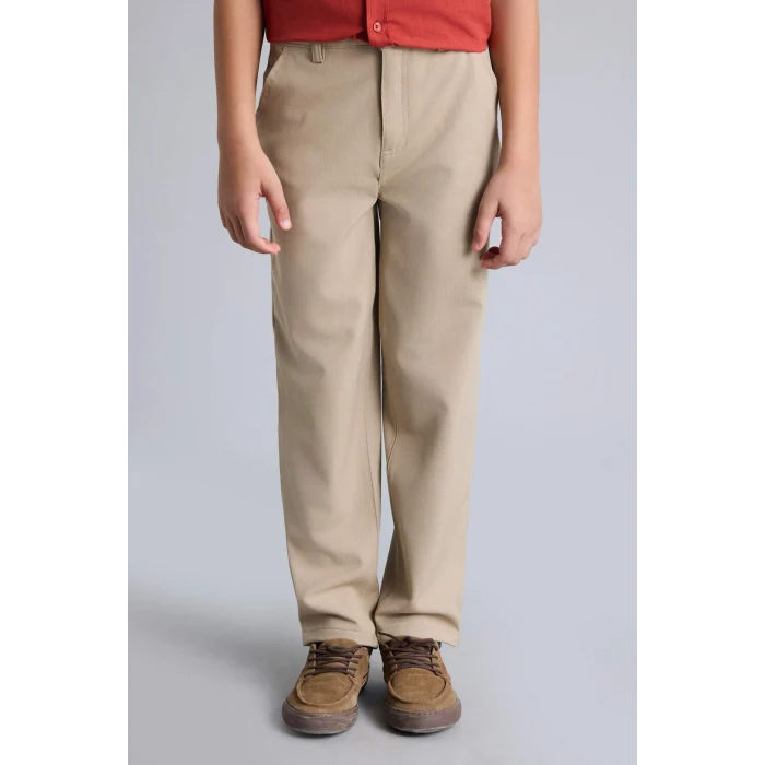 Defacto G3836A8BG609 Bej Her Yöne Esneyen Pantolon Erkek Çocuk