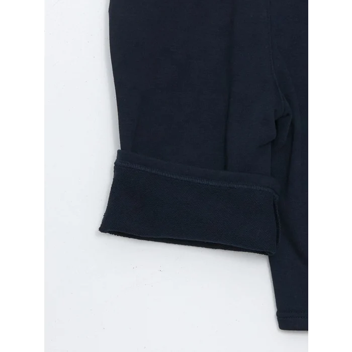 LCW Kids Lacivert Beli Lastikli Erkek Çocuk Bermuda