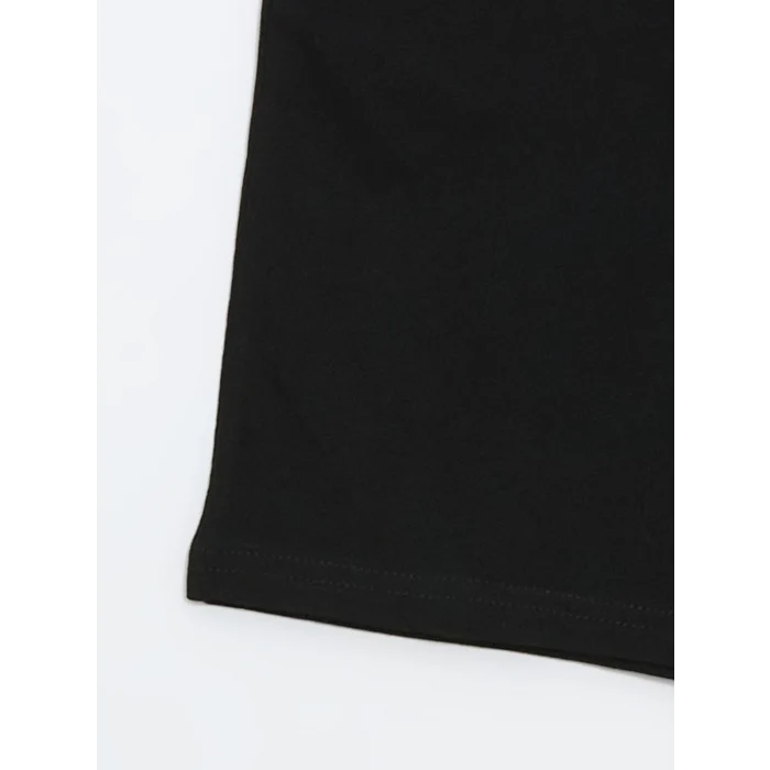 LCW Kids Siyah Beli Lastikli Erkek Çocuk Şort