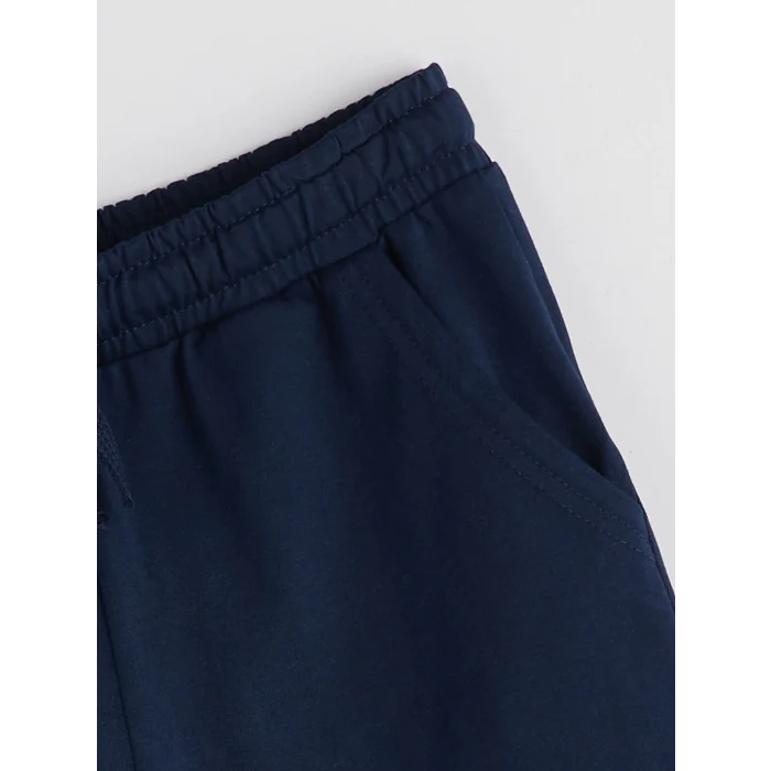 LCW Kids Lacivert Beli Lastikli Erkek Çocuk Şort