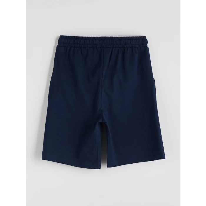 LCW Kids Lacivert Beli Lastikli Erkek Çocuk Şort