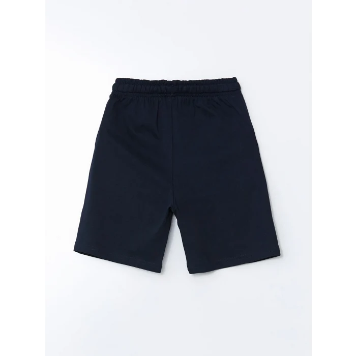 LCW Kids Lacivert Beli Lastikli Erkek Çocuk Şort