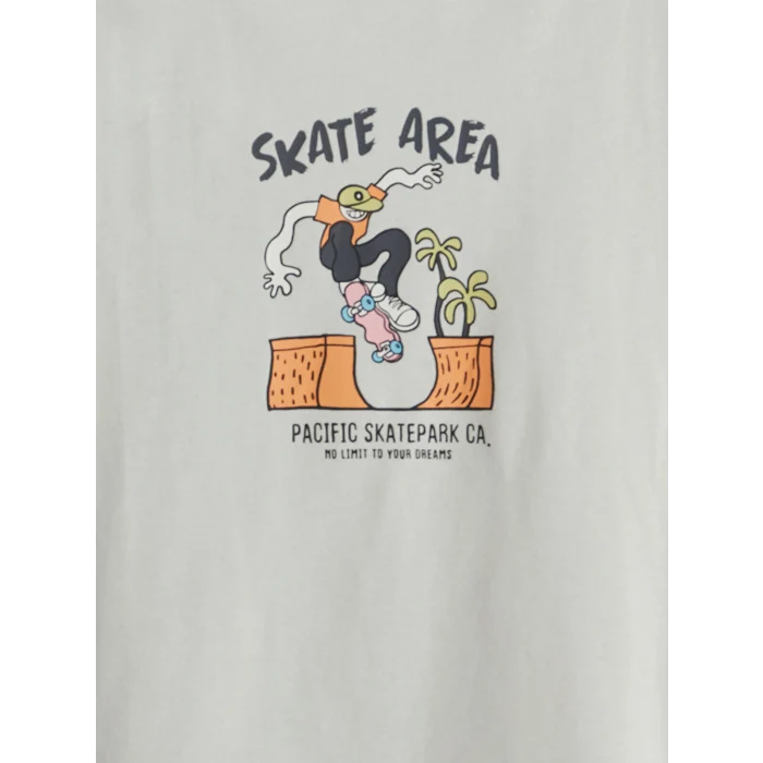 LCW Kids Gri Bisiklet Yaka Erkek Çocuk Tişört