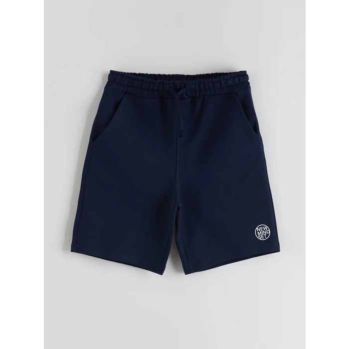 LCW Kids Lacivert Beli Lastikli Erkek Çocuk Şort