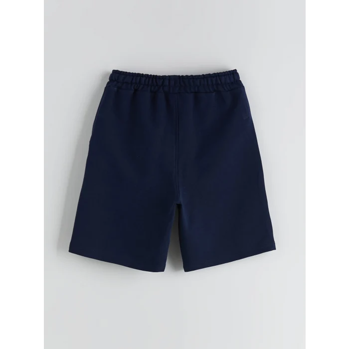 LCW Kids Lacivert Beli Lastikli Erkek Çocuk Şort