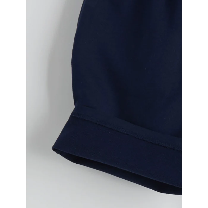 LCW Kids Lacivert Beli Lastikli Erkek Çocuk Şort