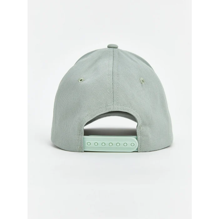 LCW ACCESSORIES Yeşil Yazı Nakışlı Erkek Çocuk Kep Şapka