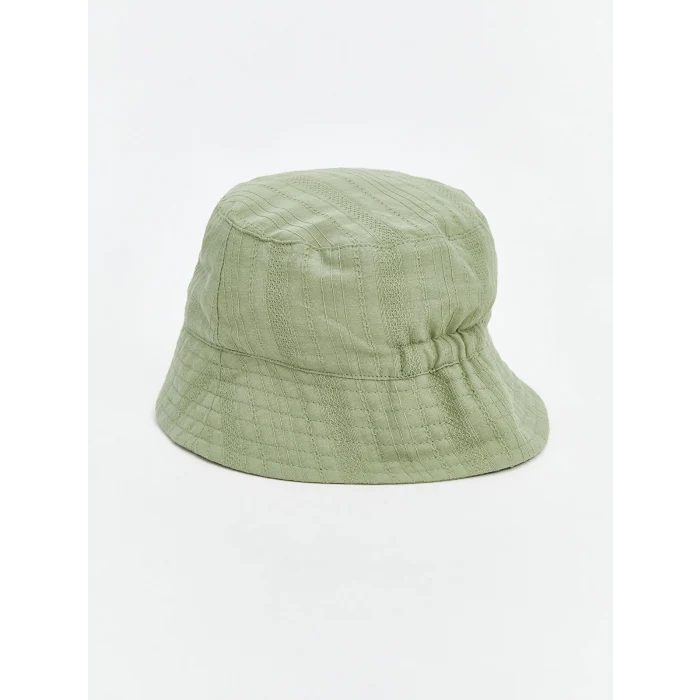 LCW baby Yeşil Basic Erkek Bebek Bucket Şapka