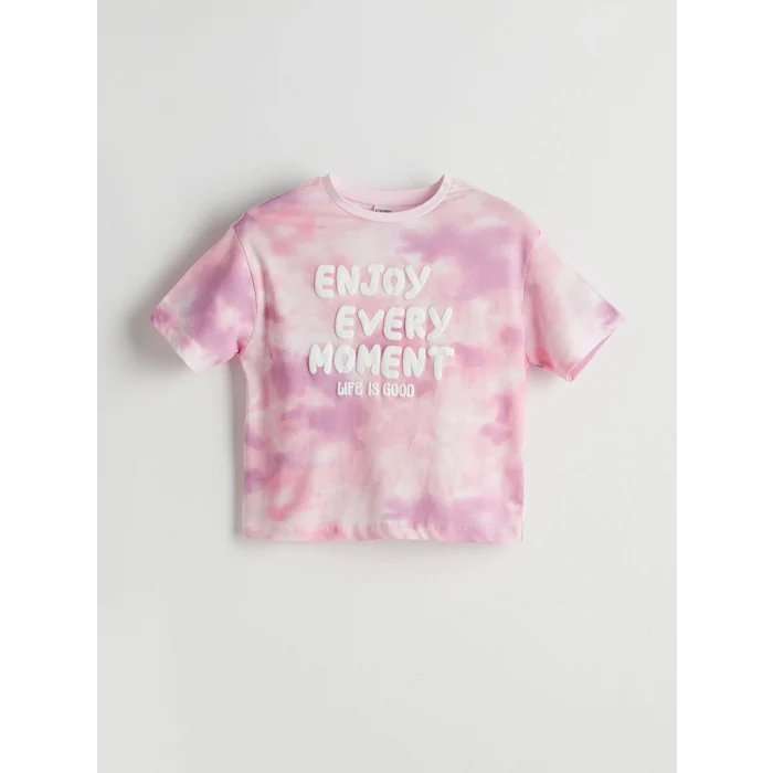 LCW Kids Karışık Bisiklet Yaka Kız Çocuk Tişört