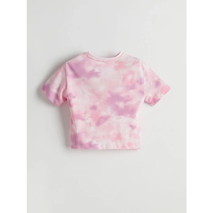 LCW Kids Karışık Bisiklet Yaka Kız Çocuk Tişört