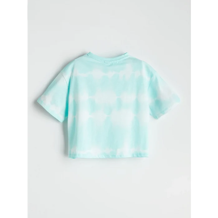 LCW Kids Karışık Bisiklet Yaka Çiçekli Kız Çocuk Tişört