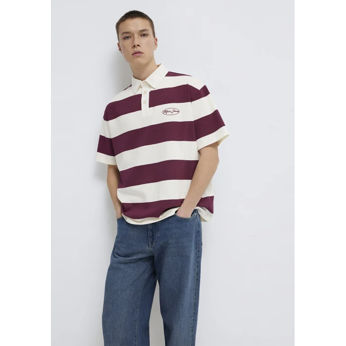 Mavi 0613174-70670 Mavi Jeans Çizgili Polo Tişört