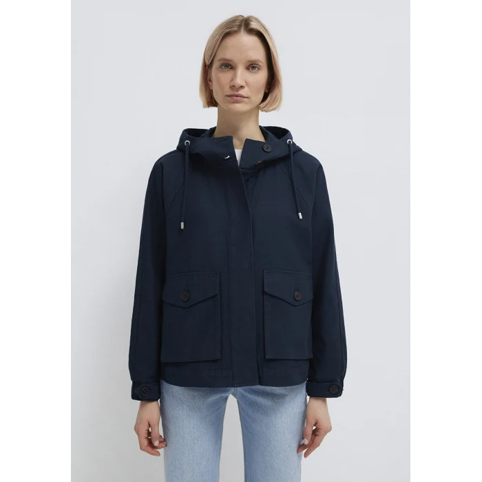 Mavi 1110625-82906 Kapüşonlu Lacivert Kısa Ceket