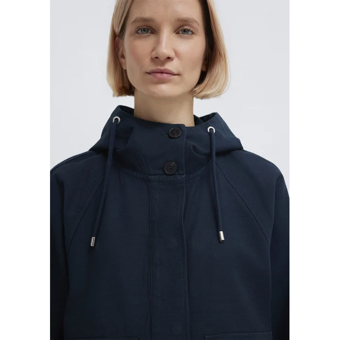 Mavi 1110625-82906 Kapüşonlu Lacivert Kısa Ceket