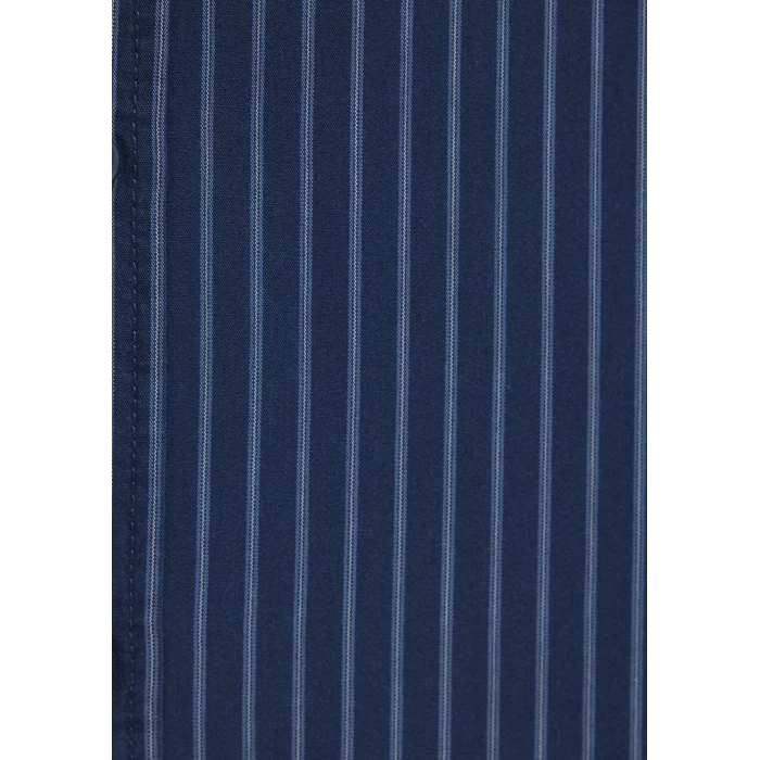 Mavi 0211851-91406 Çizgili Lacivert Gömlek
