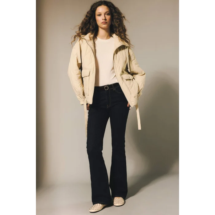 Defacto G6399AXNM82 Mavi Mıa Flare Fit Jean Pantolon