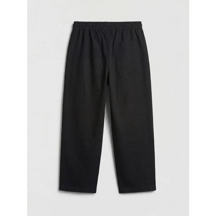 LCW Kids Siyah Pileli Gabardin Erkek Çocuk Pantolon