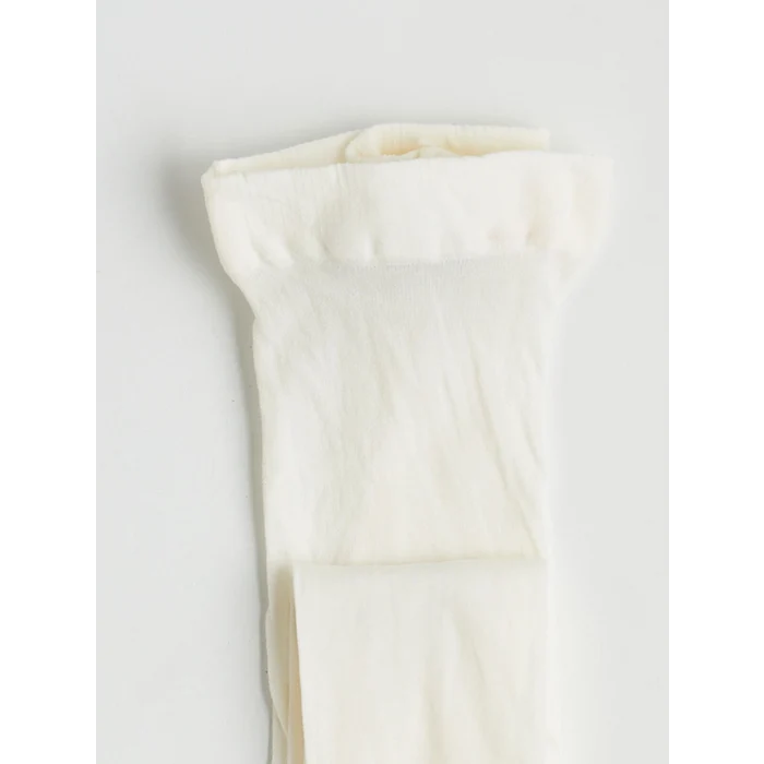 LCW Kids Turuncu Beli Lastikli Kız Çocuk Şort ve Külotlu Çorap