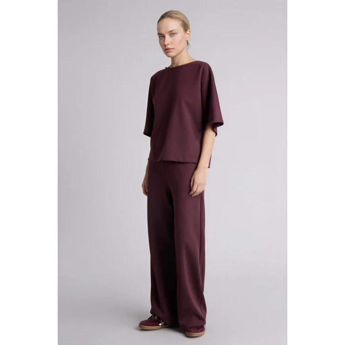 Defacto H0143AXBN277 Bordo Straıght Fıt Düz Paça Pantolon