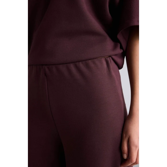 Defacto H0143AXBN277 Bordo Straıght Fıt Düz Paça Pantolon