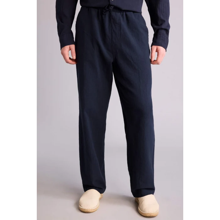 Defacto G2592AXNV175 Lacivert %100 Pamuk Baggy Fit Pantolon