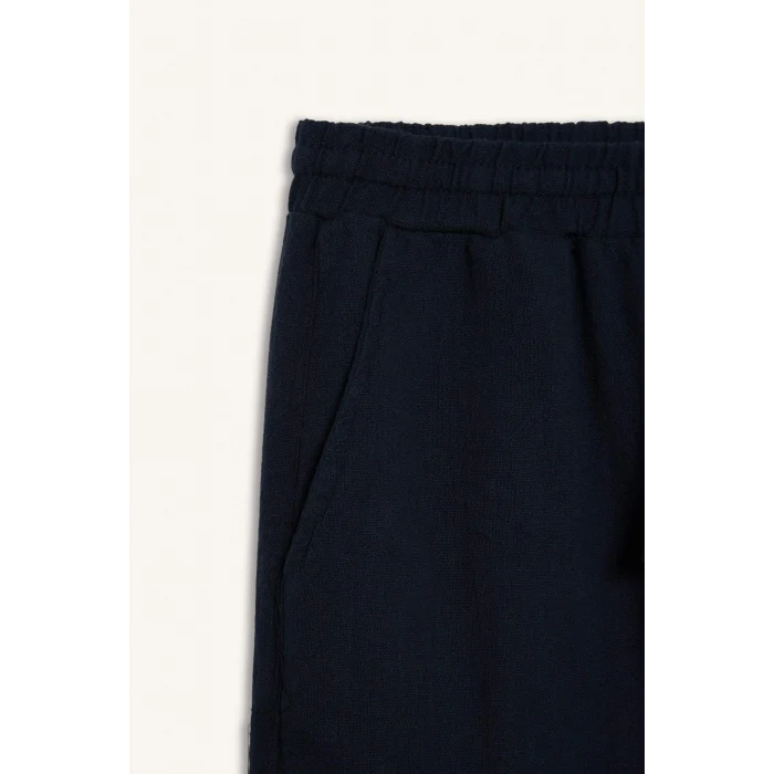 Defacto G2592AXNV175 Lacivert %100 Pamuk Baggy Fit Pantolon