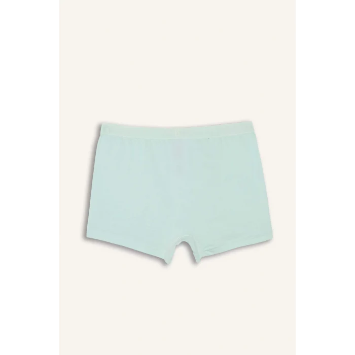 Defacto H0703A8IN103 İndigo Baskılı Penye 3lü Boxer Erkek Çocuk