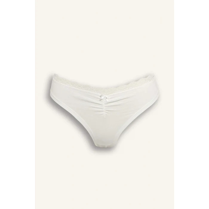 Defacto G8533AXGR93 Gri Dantel Detaylı 3lü Külot