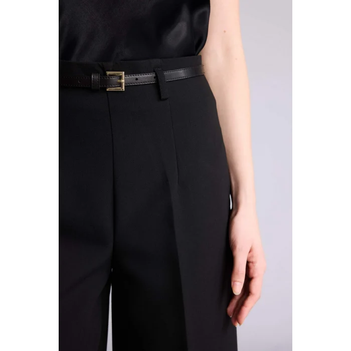 Defacto E7242AXBK81 Siyah Culotte Yüksek Bel Pantolon