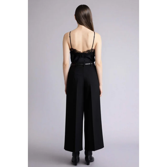 Defacto E7242AXBK81 Siyah Culotte Yüksek Bel Pantolon