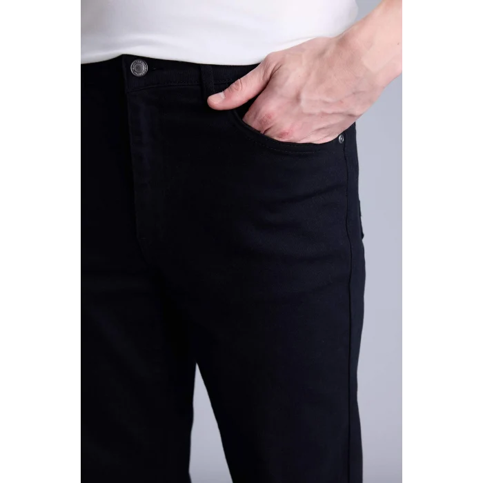 Defacto G2501AXBK81 Siyah REGULAR FIT Chıno Kanvas Pantolon