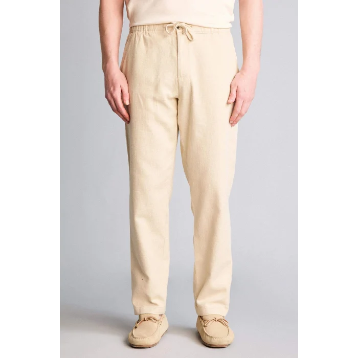 Defacto B4138AXBG74 Bej REGULAR FIT Düz Paça Pamuklu Pantolon