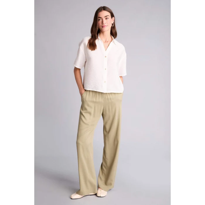 Defacto J8738AZKH271 Haki Florıda Yüksek Bel Belmando Pantolon