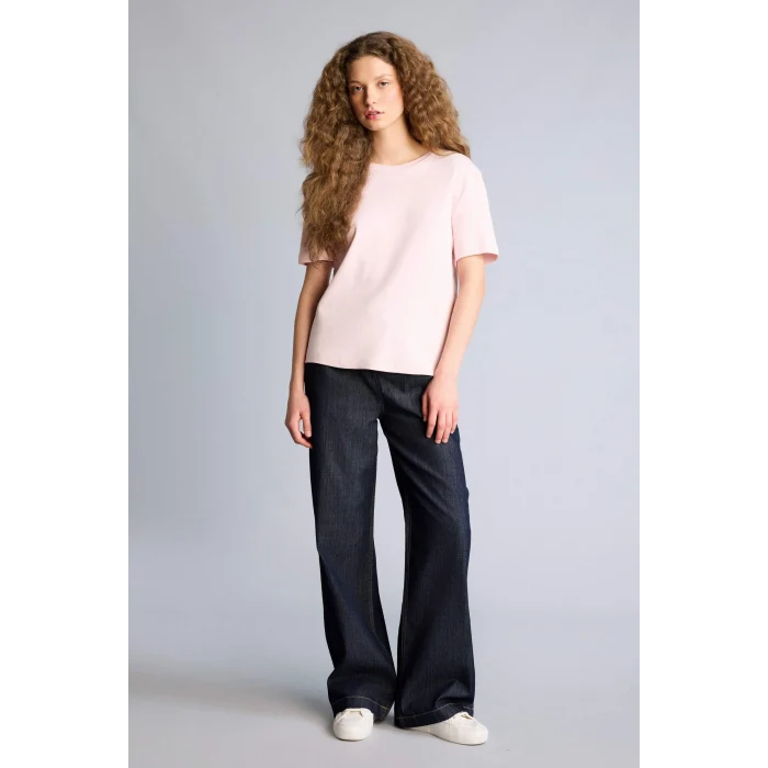 Defacto D7579AXPN74 Pembe Regular Fıt Kısa Kollu Tişört