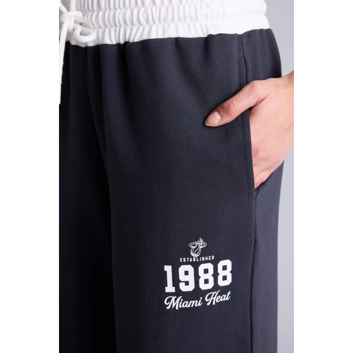 Defacto H1515AXAR214 Antrasit Aırtech NBA Mıamı Heat Straıght Fıt Cepli Pantolon