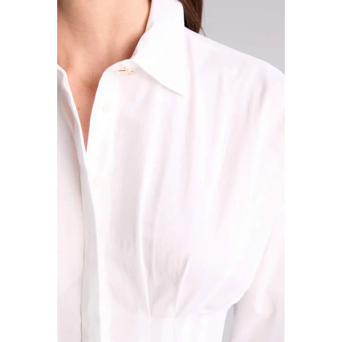 Defacto G8610AXWT34 Beyaz Fıtted Poplin Gömlek