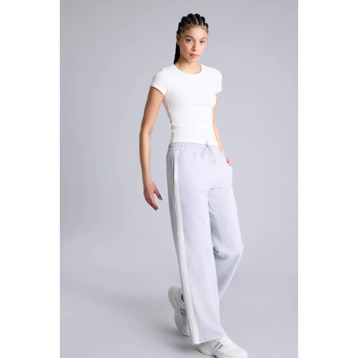 Defacto H1513AXGR73 Gri Aırtech NBA New York Knıcks Straıght Fıt Pantolon