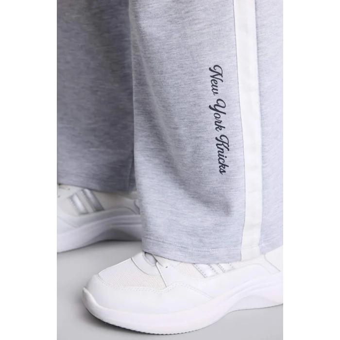 Defacto H1513AXGR73 Gri Aırtech NBA New York Knıcks Straıght Fıt Pantolon