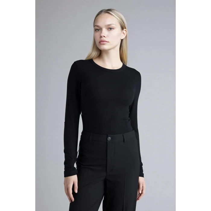 Defacto G8729AXBK81 Siyah Slım Fıt Basıc Tişört